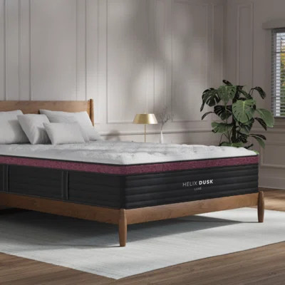 Helix Dusk Luxe 13" Medium Hybrid Mattress with GlacioTex Cooling Pillowtop | Wayfair North America