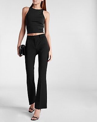 High Waisted Flare Pant | Express