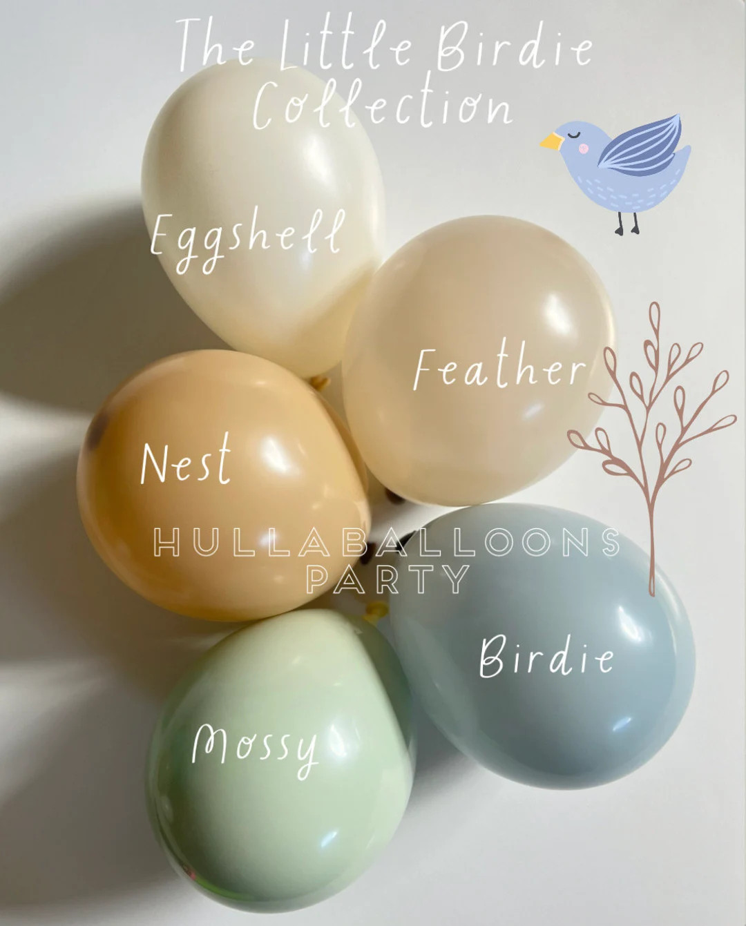 Little Birdie Balloons | One Silly Goose Birthday Party Decor |woodland Birthday | Little Birdie ... | Etsy (US)