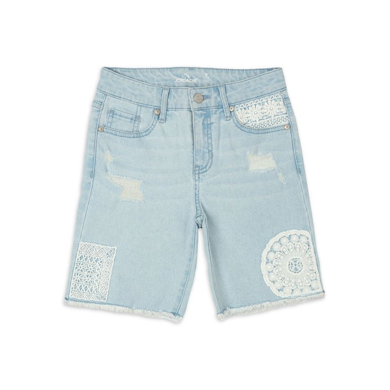 Jordache Girls Crochet Bermuda Short, Sizes 5-18 | Walmart (US)