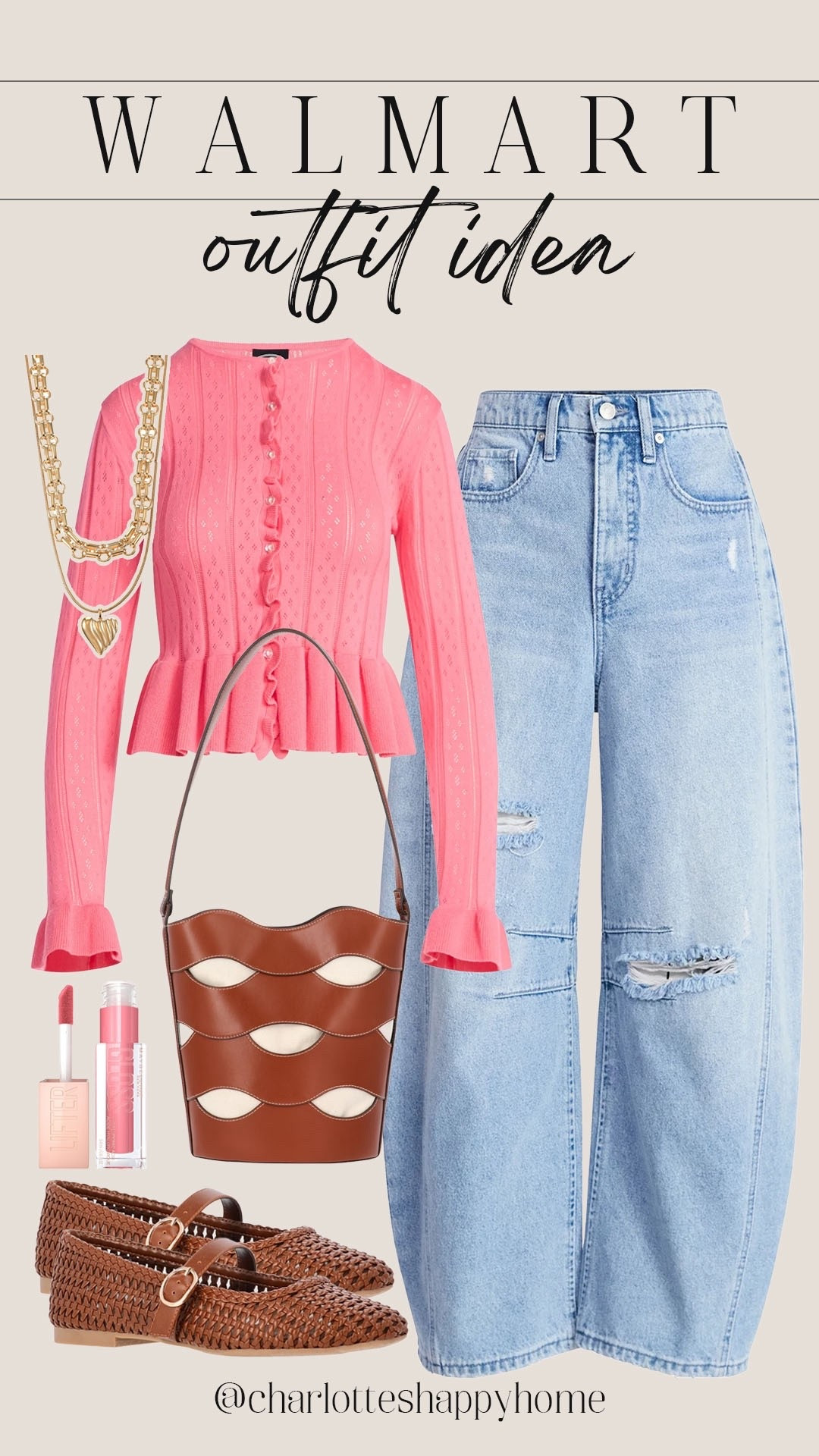 Chic spring outfit idea from Walmart! 

#walmartfashion

Walmart finds. Walmart fashion. Walmart winter to spring outfit idea. Walmart scoop new drop. Walmart denim. Walmart designer style handbag. Walmart spring sweater. Walmart trendy denim  

#LTKSeasonal #LTKFindsUnder50 #LTKootd