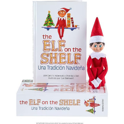 The Elf on the Shelf Una Tradición Navideña Spanish Book & Boy Scout Elf, Blue-Eyes, Ages 3+ | Target