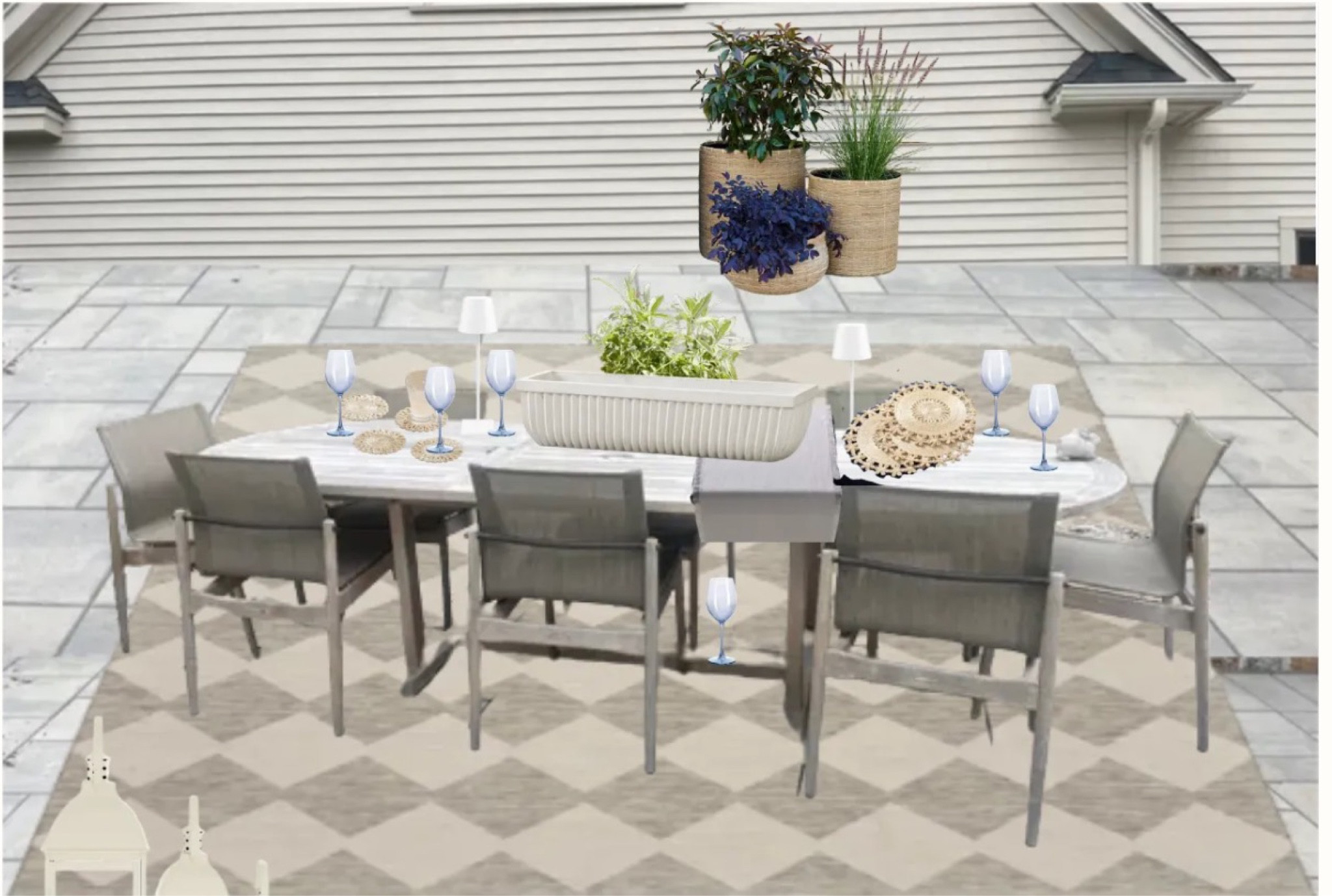Beautiful and timeless Outdoor table scape! 

#patio #outdoor #patiofurniture  

#LTKHome #LTKParties #LTKSaleAlert