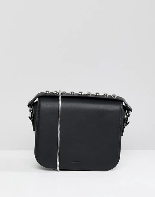 AllSaints Stud Chain Strap Bag | ASOS UK