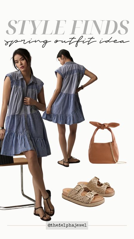 The cutest dress that would be perfect for Summer especially Memorial Day weekend Fourth of July Labor Day. 

Sandals are 40% off and true to size 

And this cute little leather bow bag is a elie tahari look for less for only $80 vs. $348

#LTKOver40 #LTKShoeCrush #LTKStyleTip