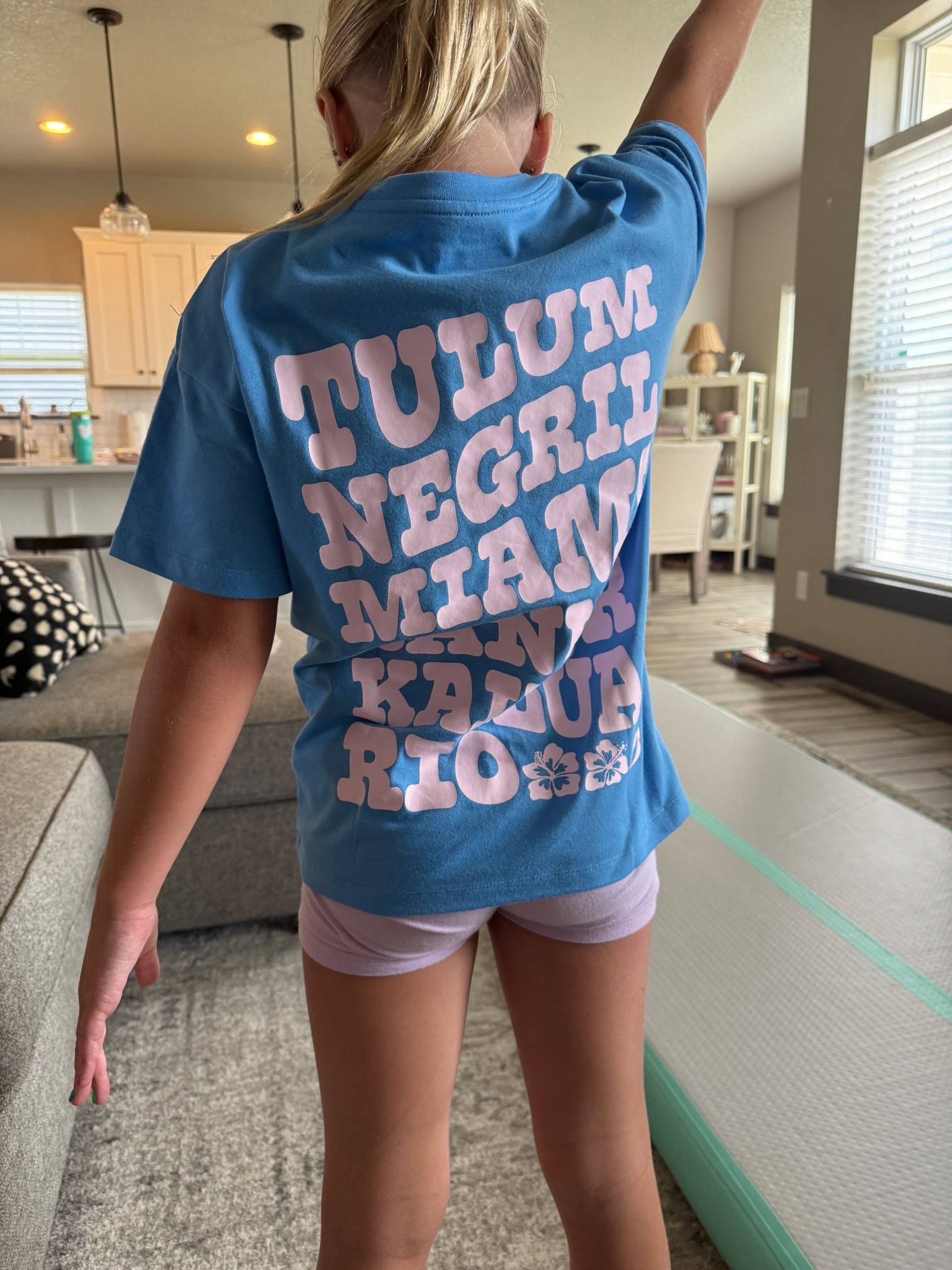 Cutest oversized tees for back to school! This is a medium on my 7 year old  

#LTKKids #LTKFamily #LTKSaleAlert