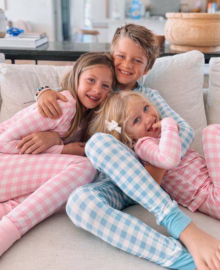 Kids gingham Easter pajamas! So soft and tts! Use code lolo30 for discount! 

#LTKkids #LTKfamily #LTKhome