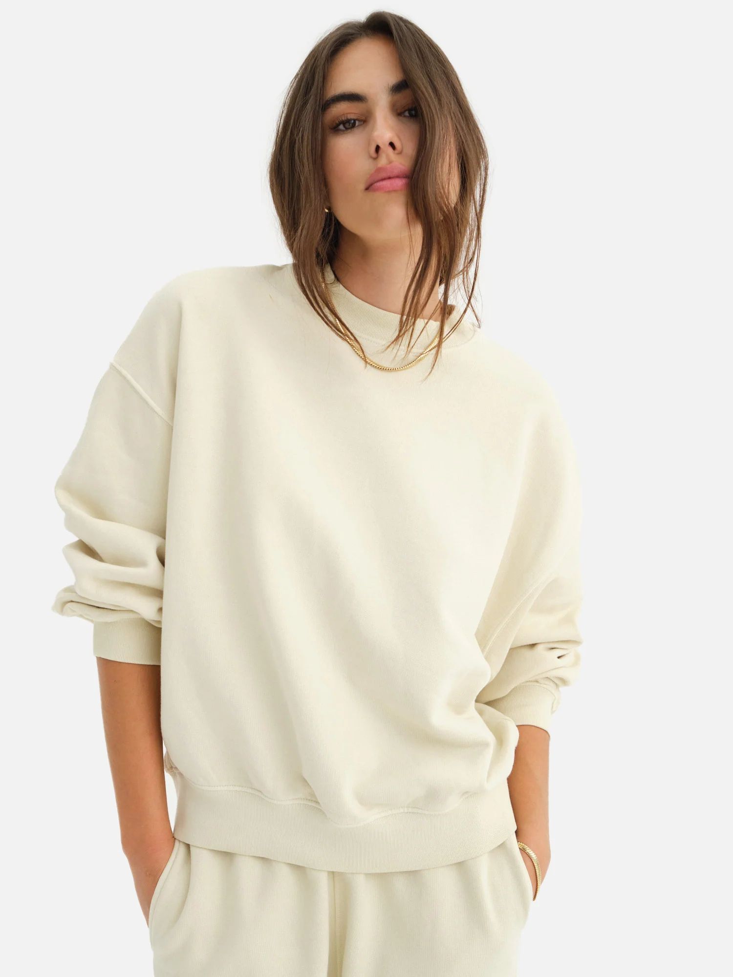 Organic Fleece Bubble Sweatshirt | MATE The Label