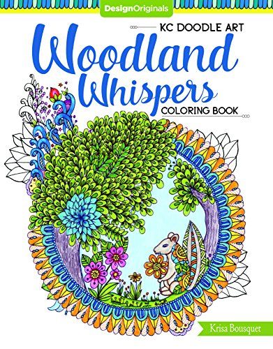 KC Doodle Art Woodland Whispers Coloring Book | Amazon (US)