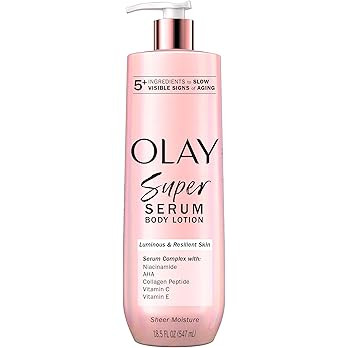 Olay Super Serum Hand & Body Lotion for Dry Skin, 24hr Long Lasting Hydration, 5+ Ingredient Seru... | Amazon (US)
