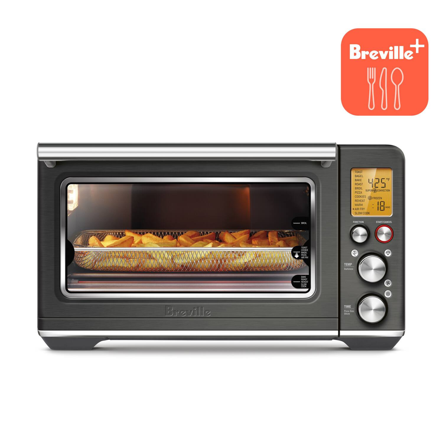 Breville - the Smart Oven Air Fryer - Black Stainless Steel | Best Buy U.S.