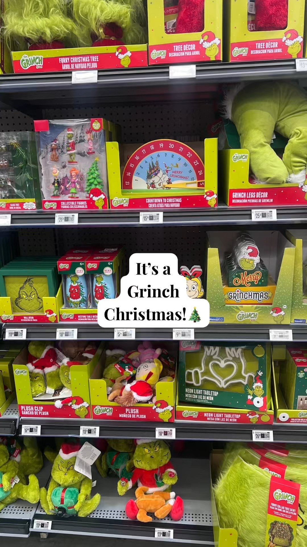 The Grinch Christmas Decor - Found at Walmart! 

#christmas2025 #thegrinch #christmasdecor 

#LTKParties #LTKSeasonal #LTKHoliday