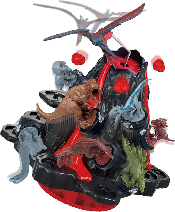 Jurassic World Shaky Volcano - Action-Packed Tabletop Dinosaur Game for Ages 5+ | Amazon (US)