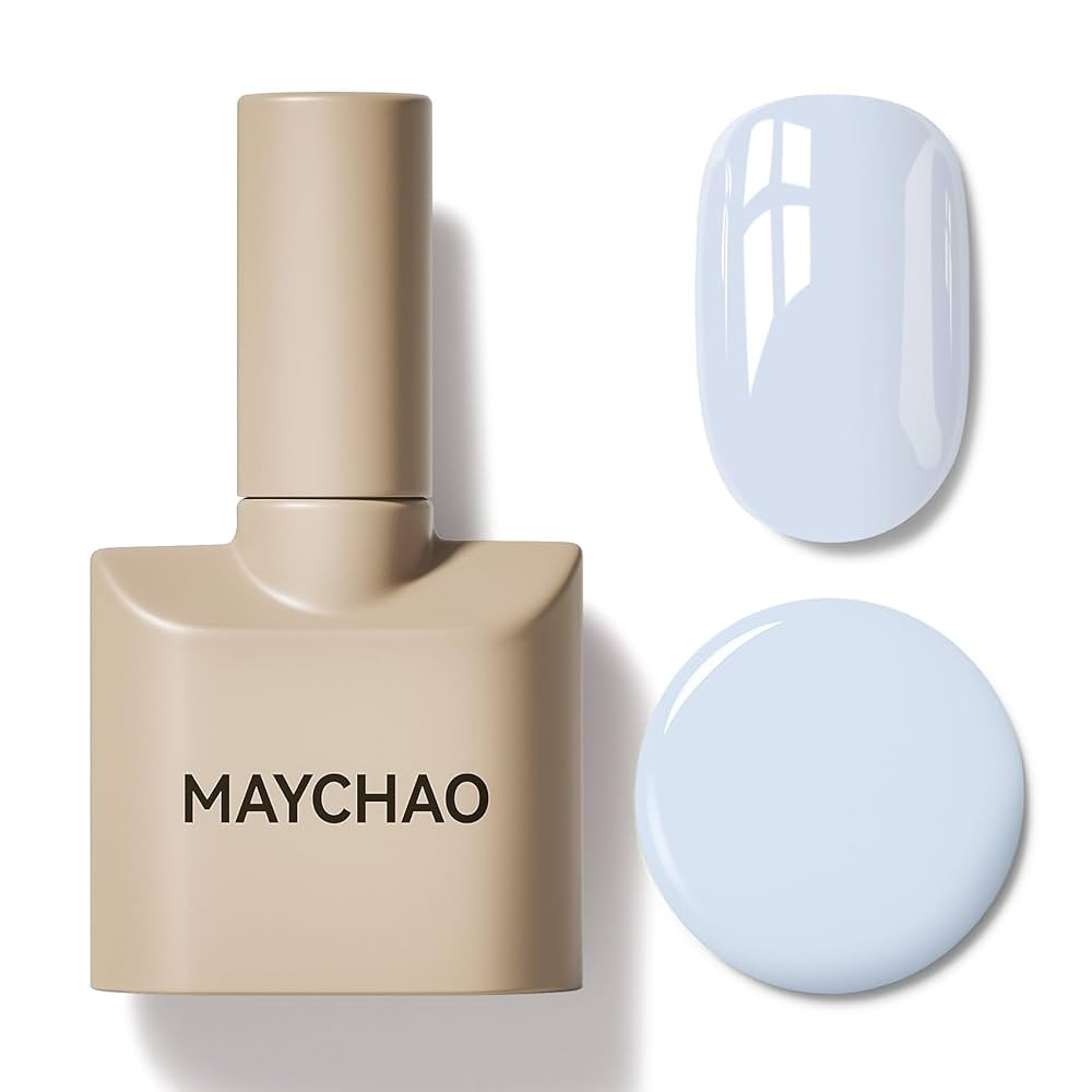 MAYCHAO 15ML Blue Gel Nail Polish 1Pc Baby Blue Gel Polish Soak Off UV LED Nail Polish Nail Art S... | Amazon (US)