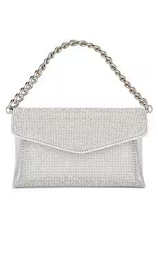 olga berg Nico Crystal Clutch in Silver from Revolve.com | Revolve Clothing (Global)