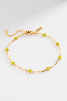 Clover Chain Wrap Bracelet | Anthropologie (US)