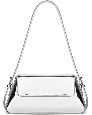 Evening Y2k Silver Hobo Purse Women Sparkly Silver Purse Satchel Metallic Tote Handbag Clutch Sho... | Amazon (US)