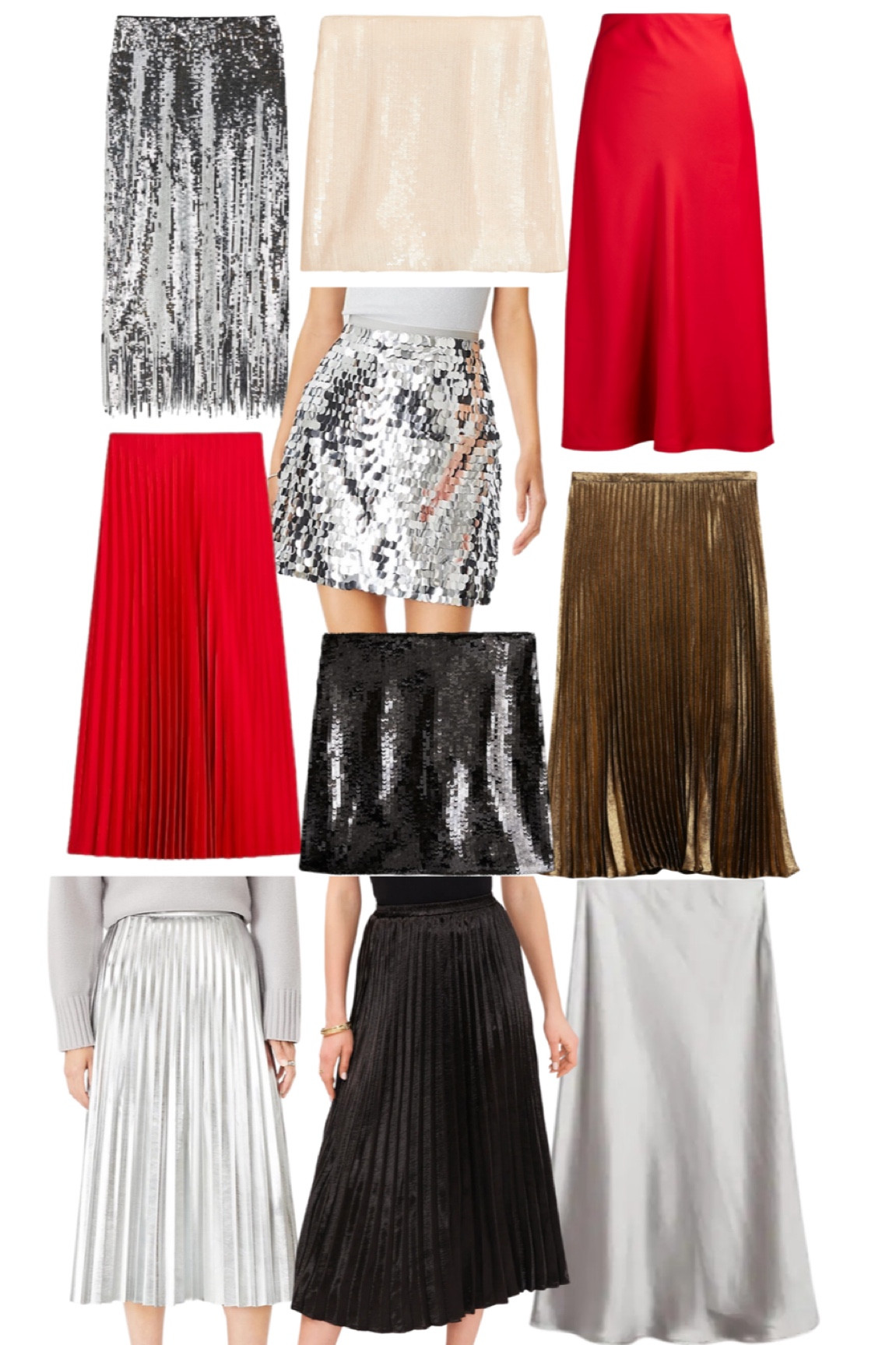 Skirts for the holidays. Sequined skirts. Metallic skirts. Slip skirts. Red skirts. Holiday skirts. Holiday outfits 
.
.
.
… 

#LTKHoliday #LTKstyletip #LTKparties