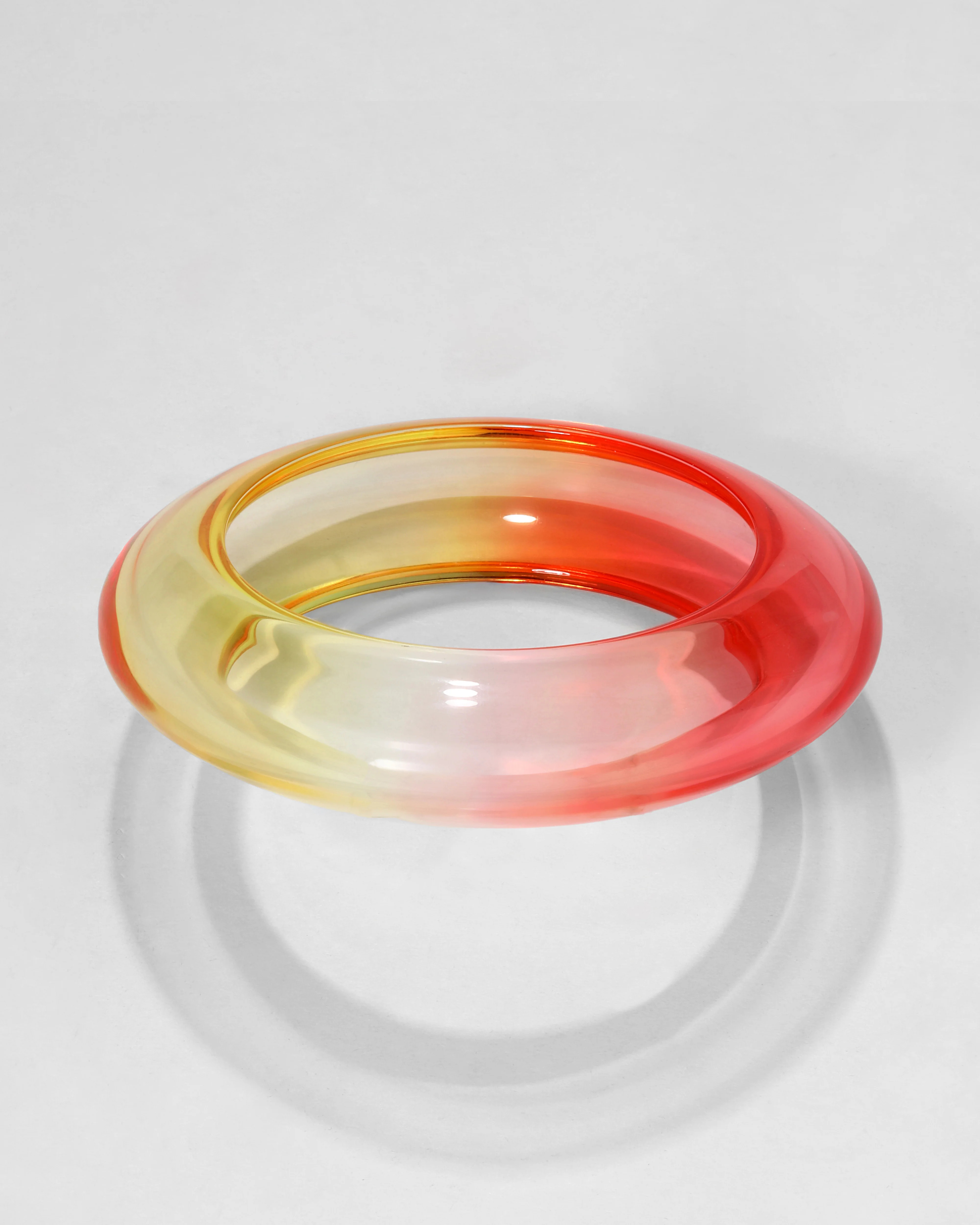 Bonbon Lucite Saucer Bangle Bracelet- Sunset | Alexis Bittar