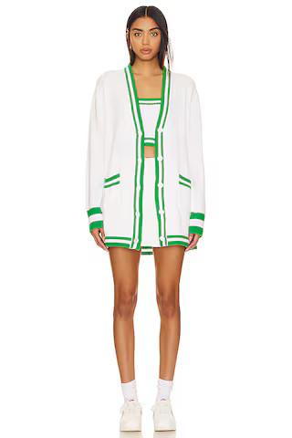 Below Deck Tank in Green Stripe Knit | Revolve Clothing (Global)