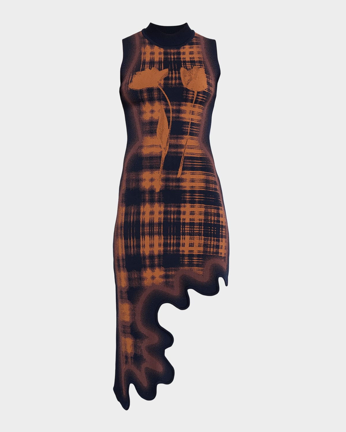 Brooklyn Wavy Asymmetric Dress | Neiman Marcus