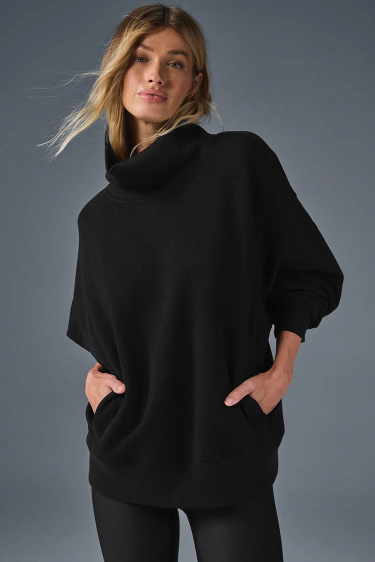 Hazy Mock Neck Pullover | Alo Yoga (US)
