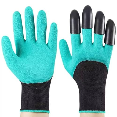 Garden Gloves with Claws, Waterproof & Breathable Gardening Gloves for Digging, Planting, Weeding, Seeding, Puncture Resistant Garden Work Gloves for Men Women, Ideal Gardener Gifts(Singel Claw) | Amazon (US)