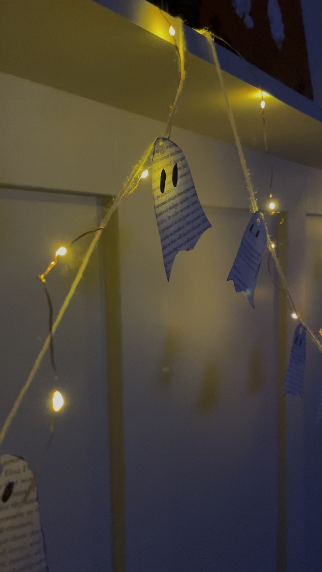 DIY ghosts for your home. It’s so easy and.m cheap and perfect for making the home looks spooky and cozy  

#LTKHome #LTKFallSale #LTKVideo