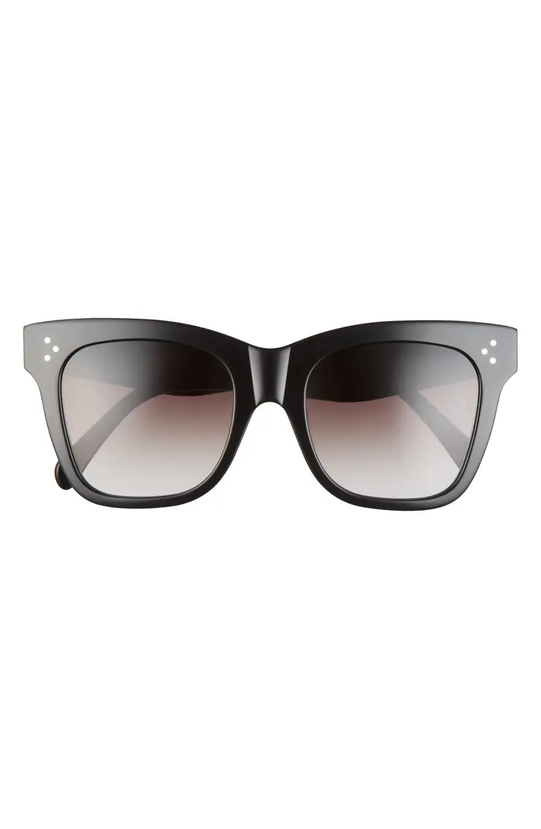 CELINE 52mm Gradient Round Sunglasses | Nordstrom | Nordstrom