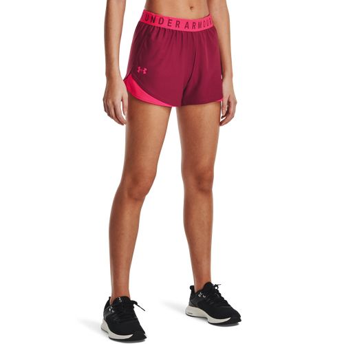 Under Armour Play Up Shorts 3.0 - Women's - Pink / Pink, Size M | Eastbay