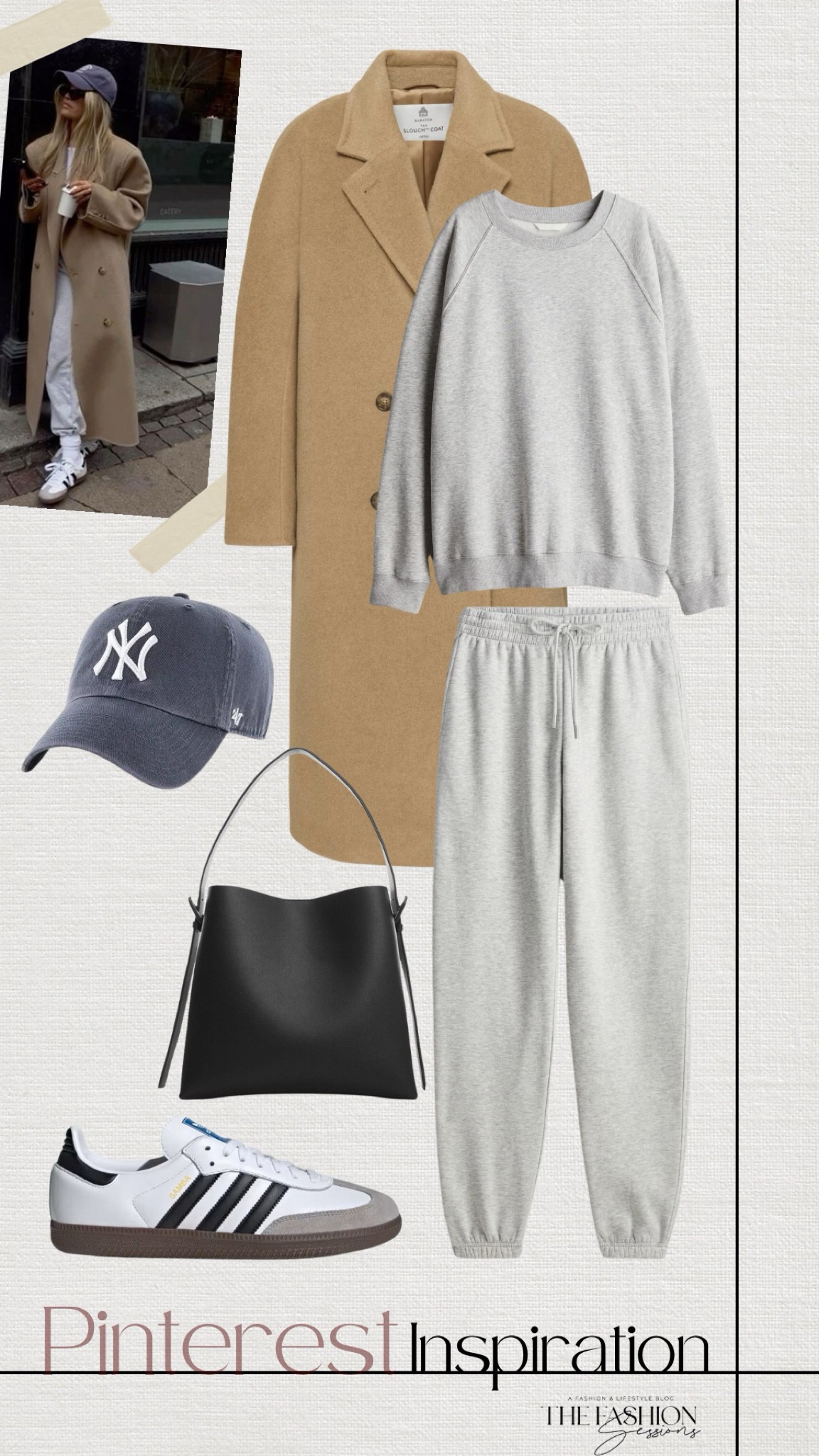 Pinterest Inspiration | Aritzia Babaton Coat | Sweatpants | Sweatshirt | Adidas Samba |

#LTKShoeCrush #LTKFallSale #LTKStyleTip