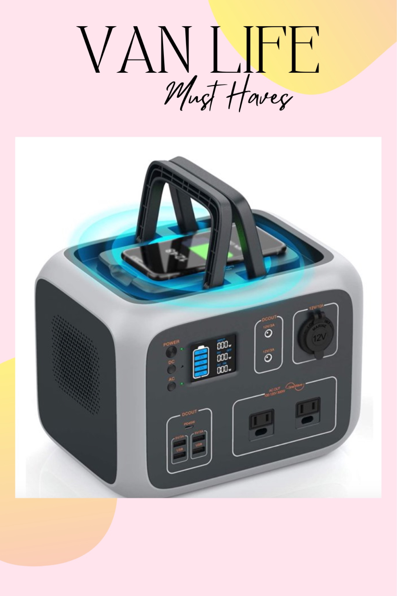 Van life must haves! Portable Power Station — click below to shop! Follow me @alohaaa.nikki to follow my vanlife adventures in Hawaii!🌺✨#liketkit #vanlife #camping #travel #walmart 

#LTKtravel
