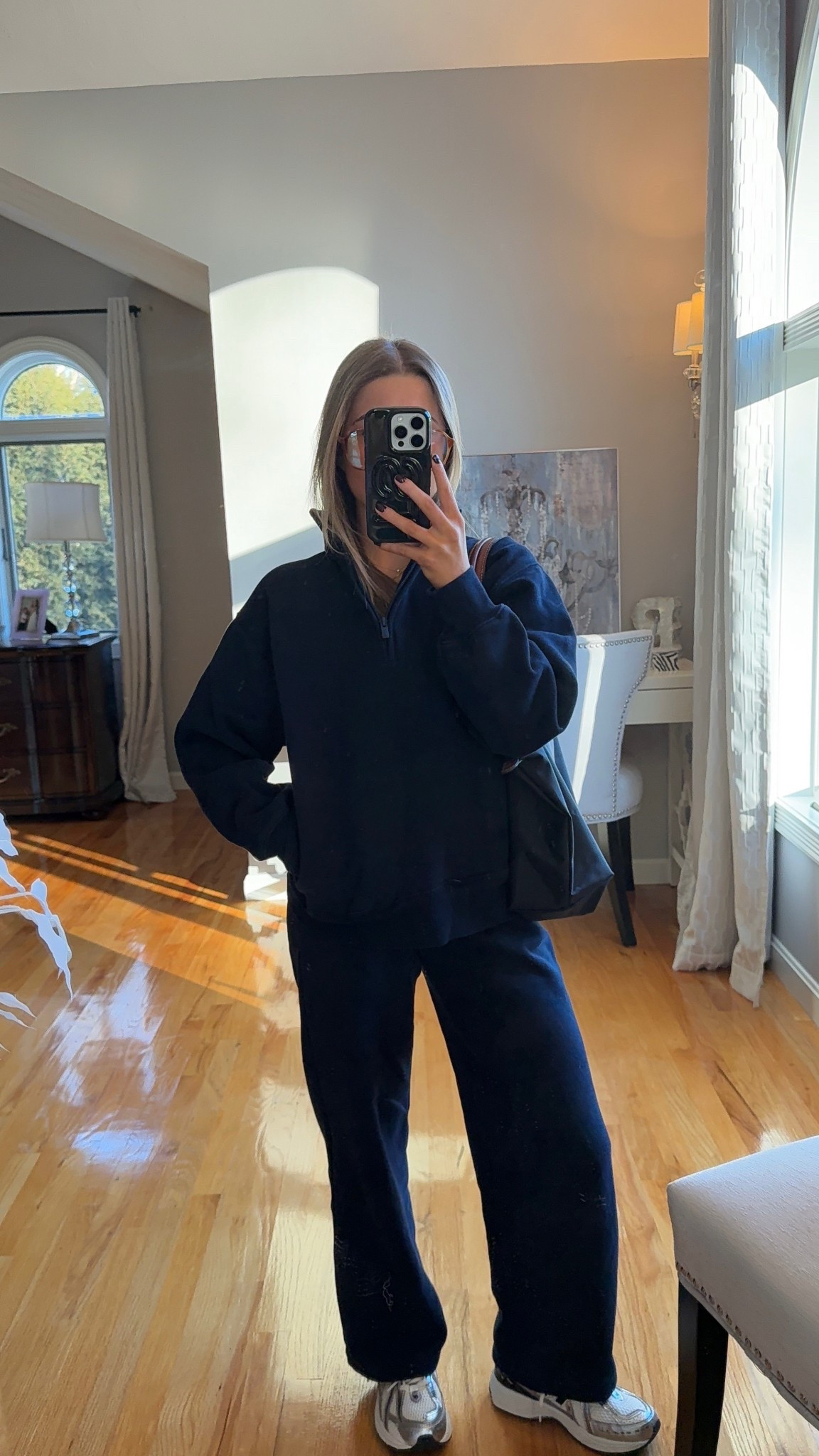 wearing a small in 1/4 zip and xs short in sweatpants! 

#LTKootd #LTKU #LTKSeasonal