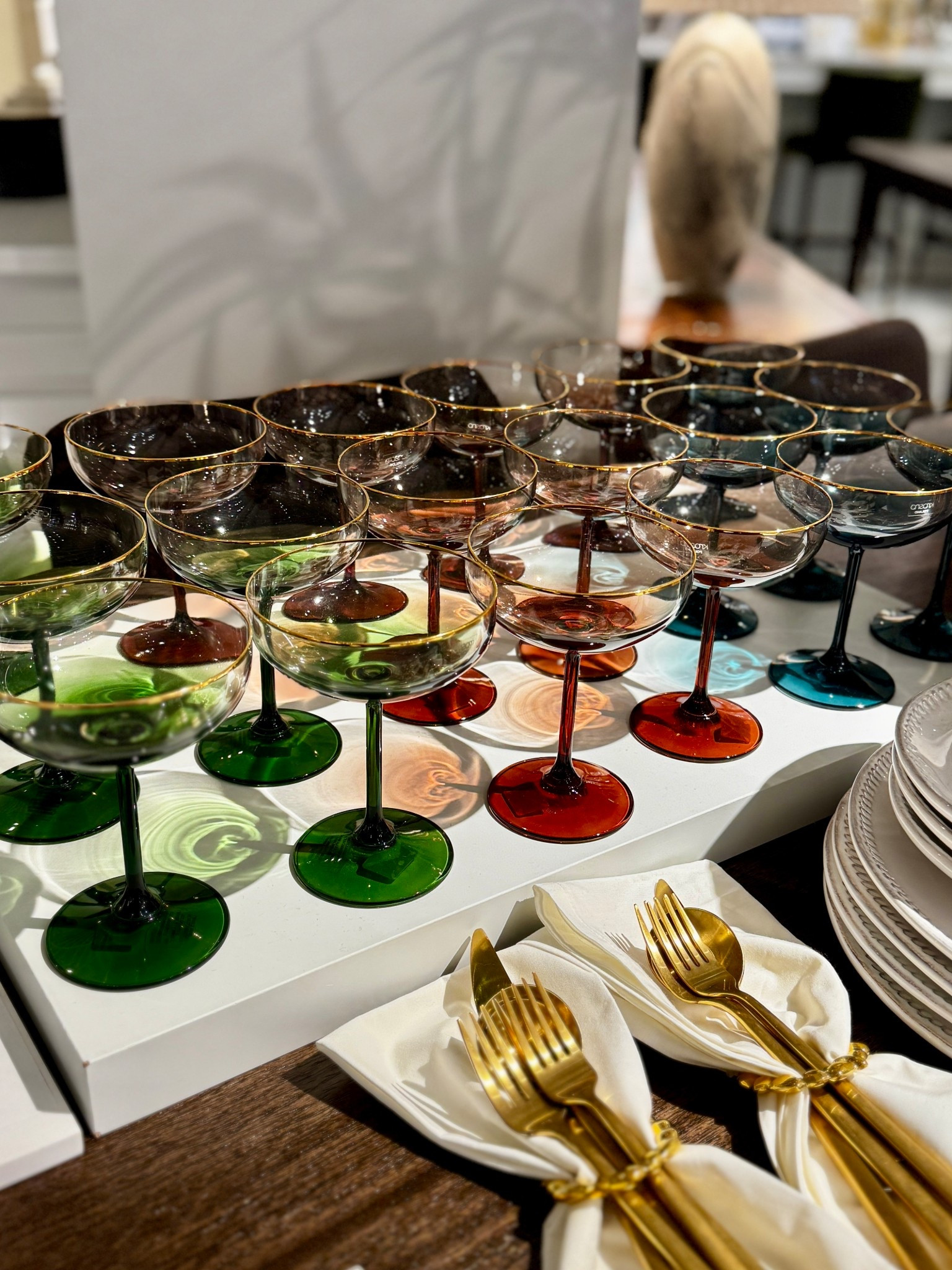 It’s that time of year, it’s hosting season! Greet your guests with a cocktail when they arrive for Thanksgiving, Christmas, or New Year’s celebrations.  Adorn the dining table with gold flatware to dress up the table. All from CB 2 

#LTKHoliday #LTKSeasonal