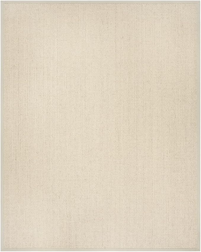 SAFAVIEH Natural Fiber Collection Area Rug - 10' x 14', Light Grey, Sisal Design, Easy Care, Idea... | Amazon (US)