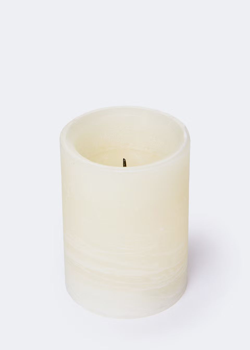 Small LED Candle with Wick (10cm x 7.5cm) | Matalan (UK)