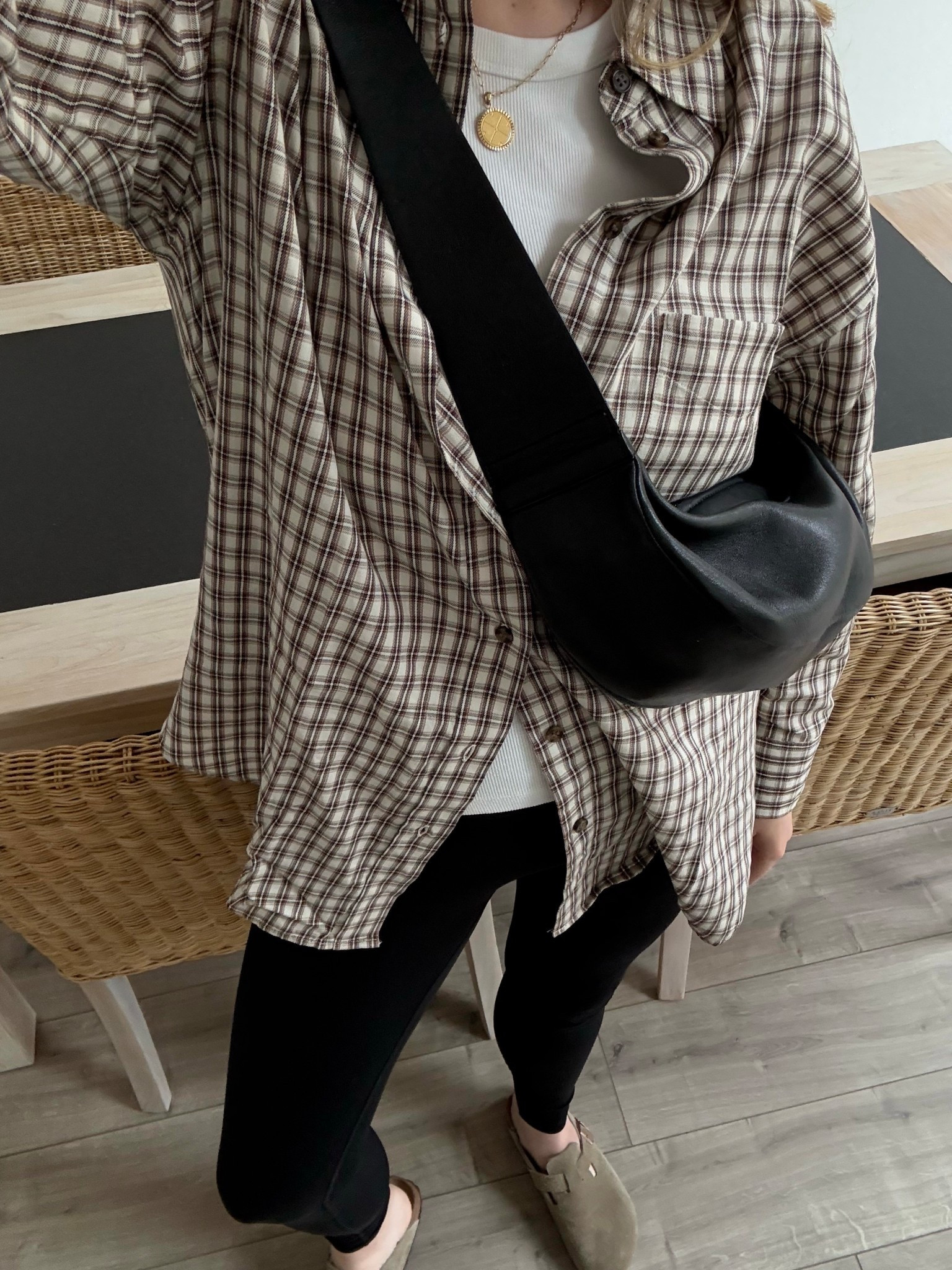 Comfy weekend look 

Oversized checked shirt / leggings outfit / comfy outfit / on the go mum style / autumn fashion / transitional wardrobe 

#LTKautumn #LTKstyletip #LTKshoes