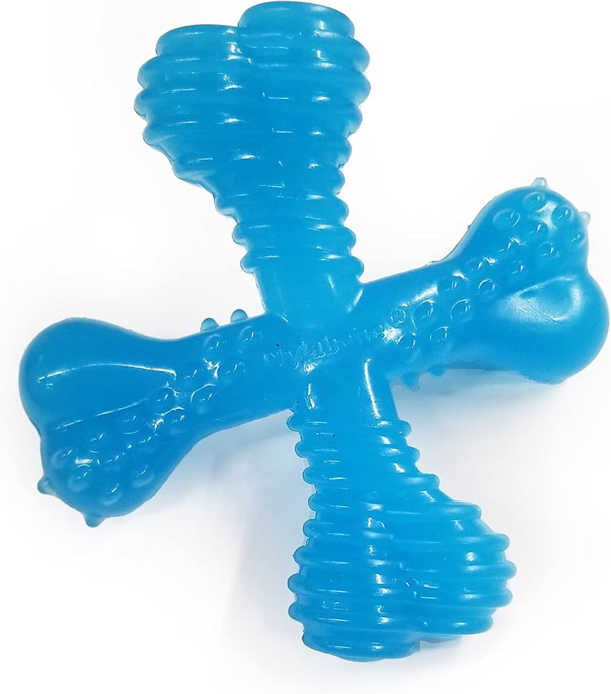Nylabone Comfort Hold X-Bone Puppy Power Chew Toy for Puppies, Dog Toys for Aggressive Chewers, B... | Amazon (US)