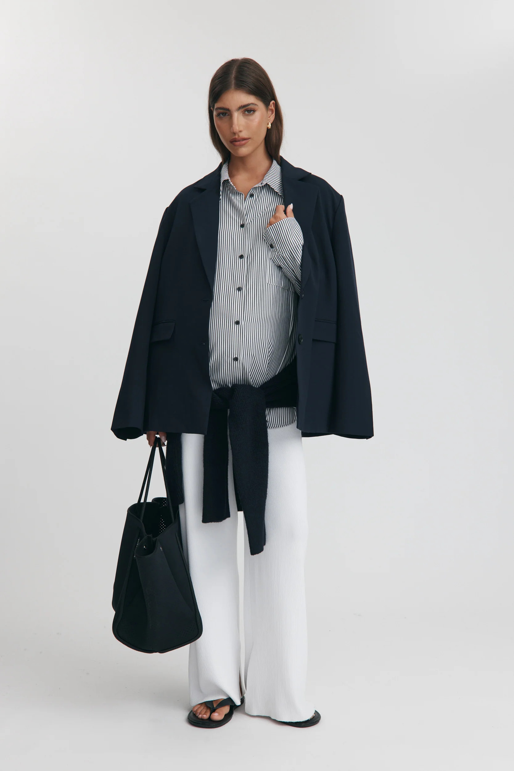 Heritage Shirt (Black Stripe) | Legoe Heritage Maternity APAC