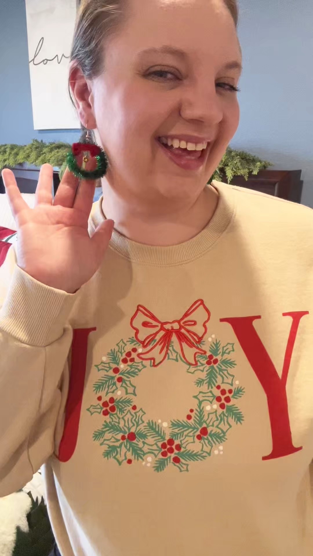 Cozy December days mean festive crewnecks and earrings ❤️ #christmas #christmassweater #christmascrewneck
#christmasearrings #holidayfashion #womensfashion #amazonfashion #ootd

#LTKSeasonal #LTKootd #LTKHoliday