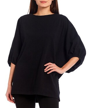 Bryn Walker Wilder Elbow Dolman Banded Short Sleeve Crew Neck Tunic | Dillard's | Dillard's