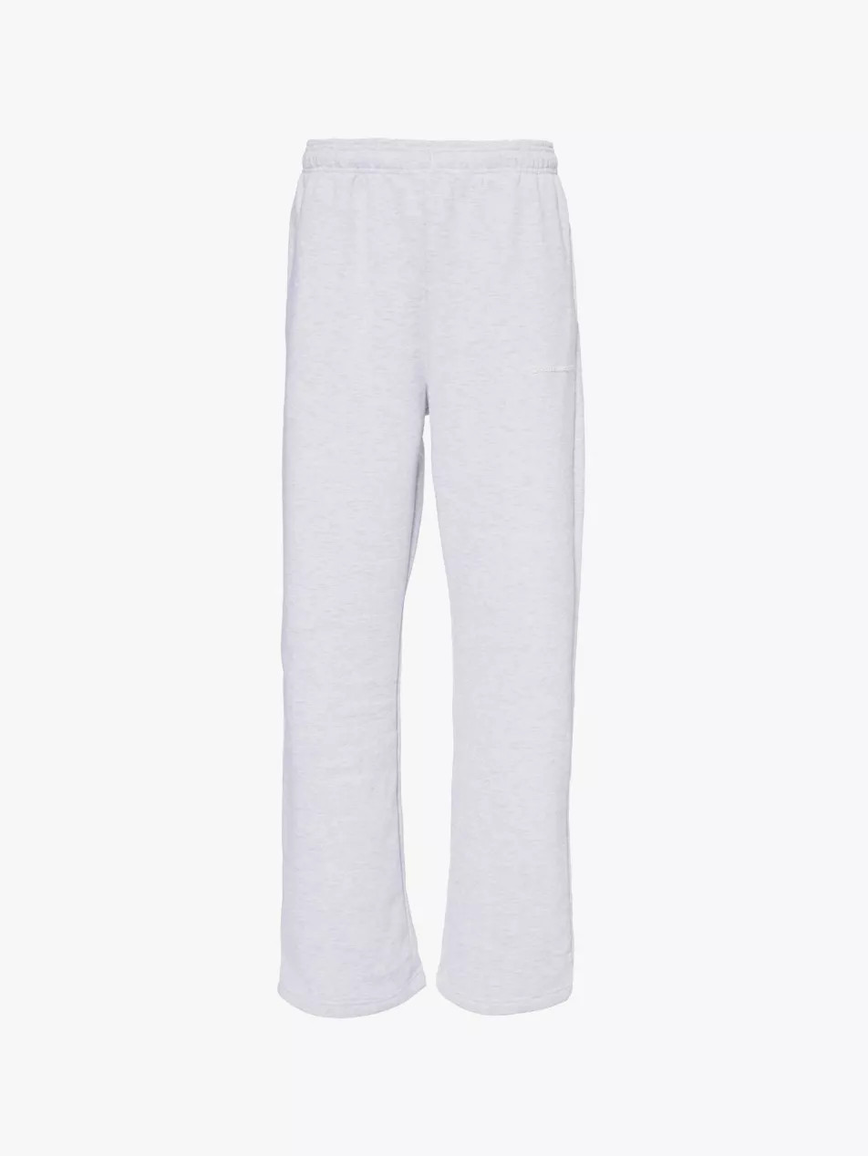 Trademark relaxed-fit straight-leg jogging bottoms | Selfridges