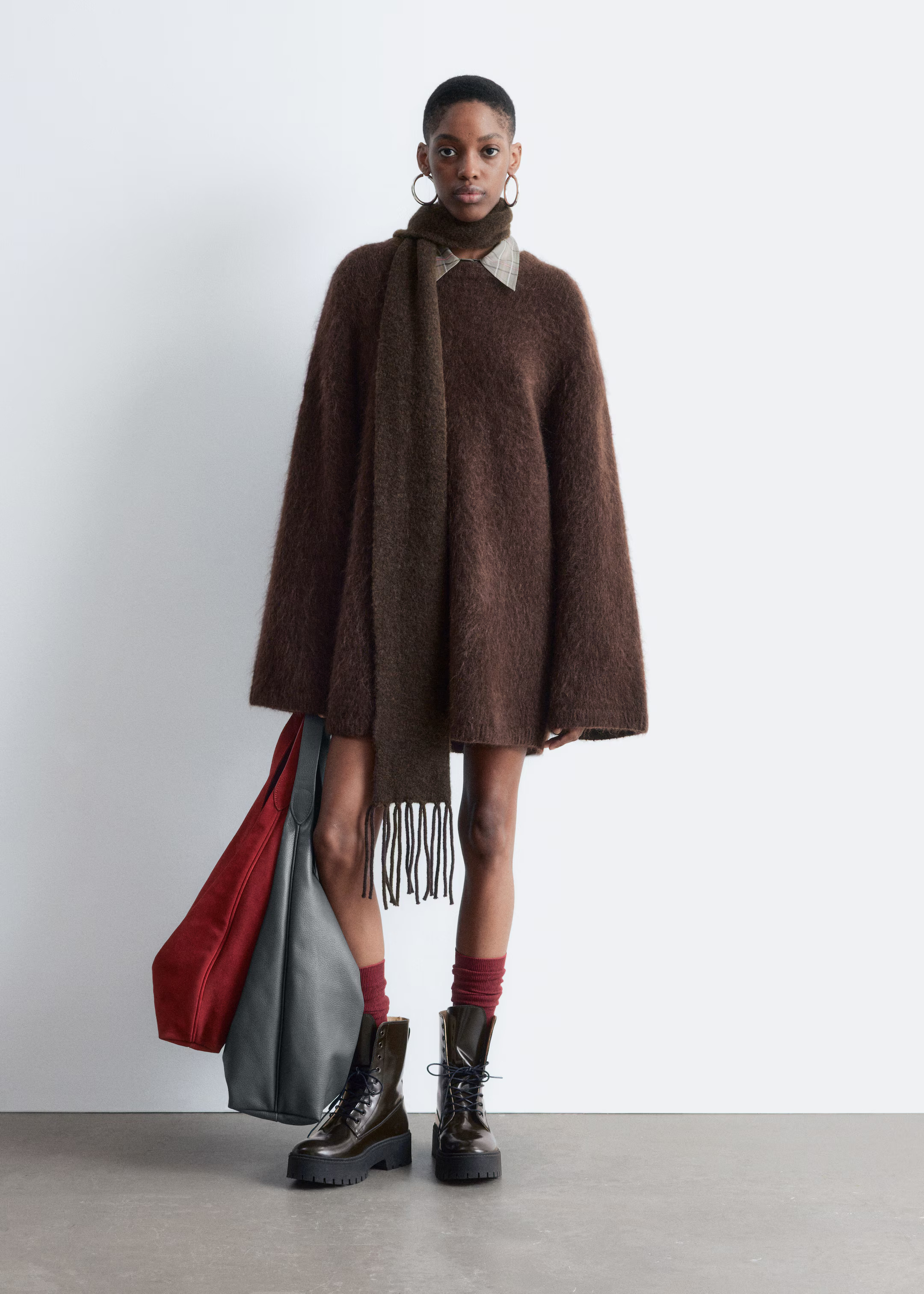 Oversized-Pullover aus Mohair-Mix | H&M (DE, AT, CH, NL, FI)