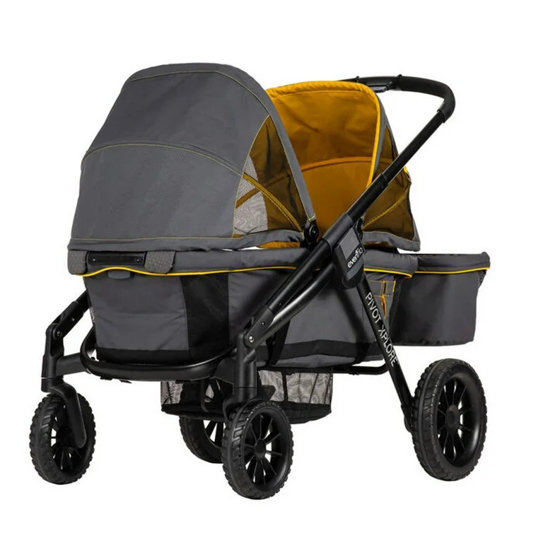 Evenflo Pivot Xplore All-Terrain Stroller Wagon (Adventurer Gray) | Walmart (US)