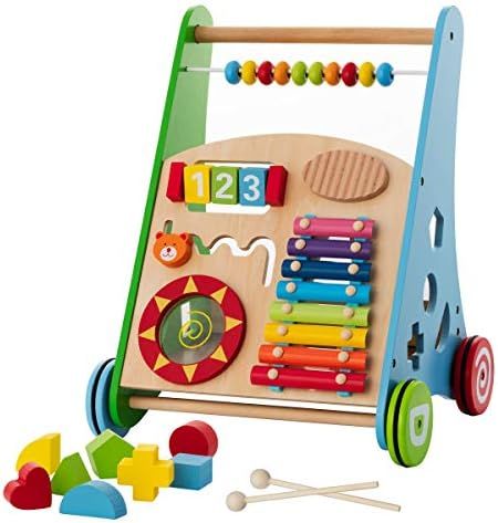 Baby Toys – Kids’ Activity Toy – Wooden Push and Pull Learning Walker for Boys and Girls ... | Amazon (US)