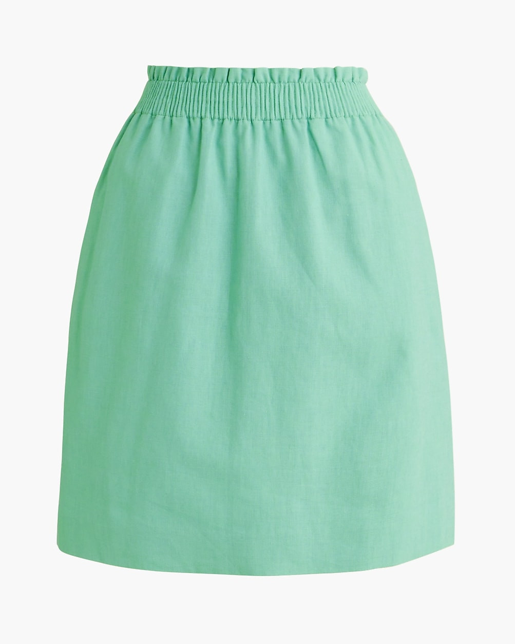 Linen-cotton blend city skirt | J.Crew Factory