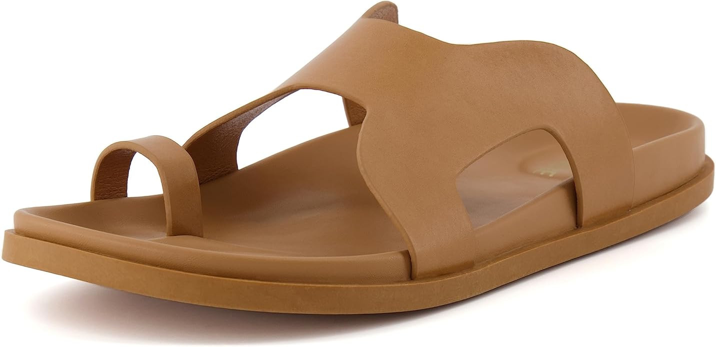 CUSHIONAIRE Women's Lover footbed sandal with +Comfort, Wide Widths Available | Amazon (US)