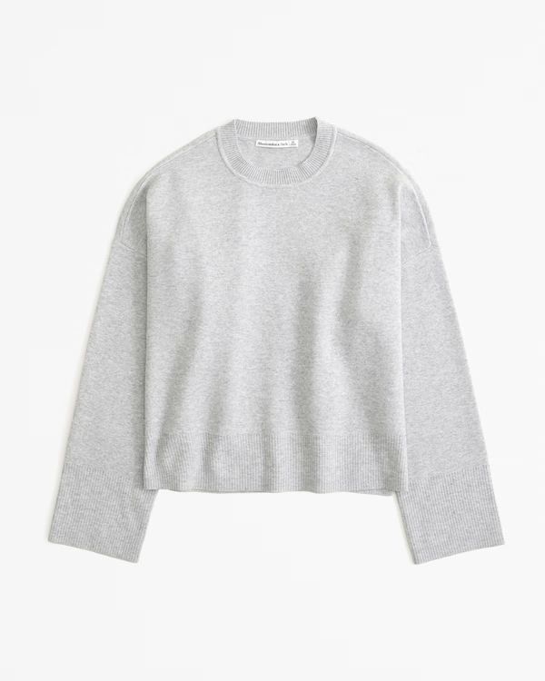 Women's LuxeLoft Crew Sweater | Women's Sale | Abercrombie.com | Abercrombie & Fitch (UK)