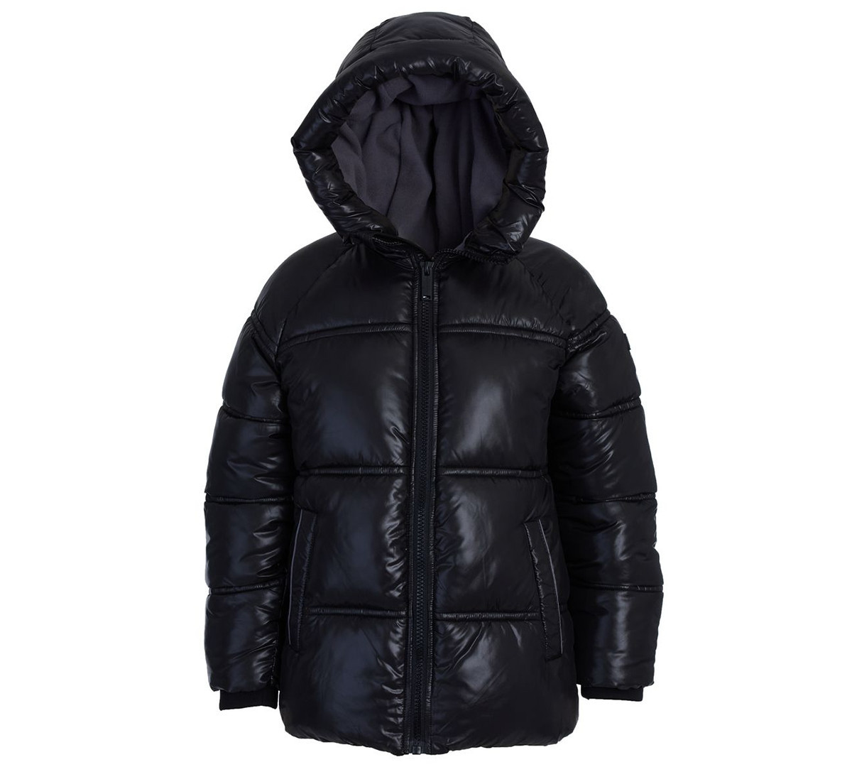 Michael Kors Big Boys Heavyweight Shine Puffer Jacket - Black | Macy's