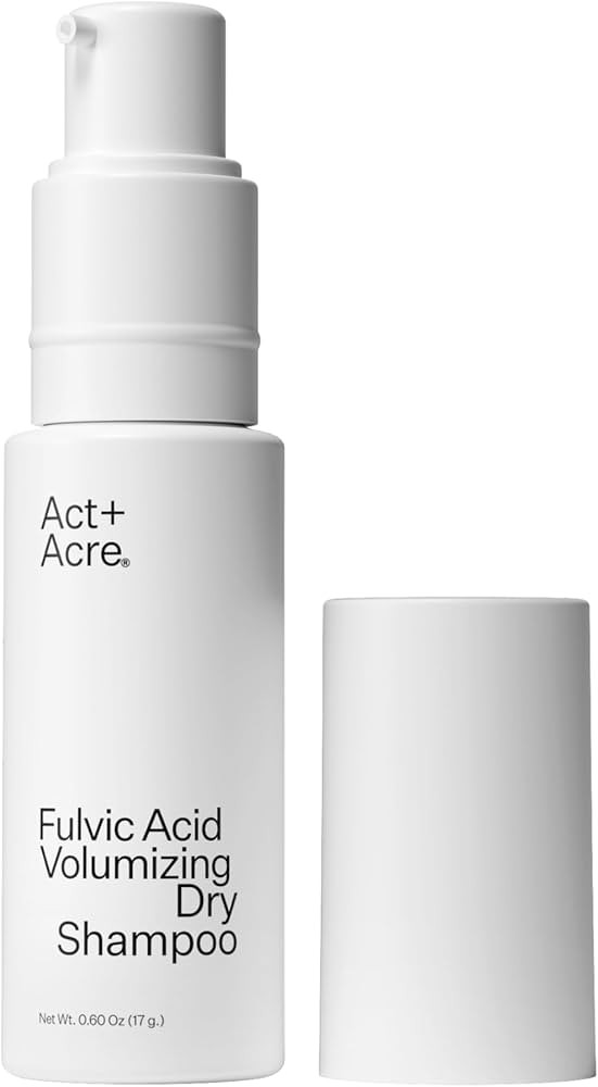 ACT+ ACRE Plant-Based Fulvic Acid Volumizing Dry Shampoo - Natural and Unscented Powder Spray Sha... | Amazon (US)